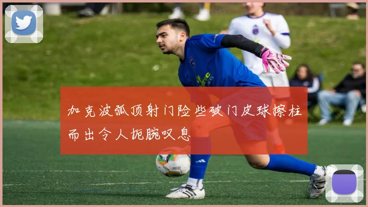 加克波弧顶射门险些破门皮球擦柱而出令人扼腕叹息